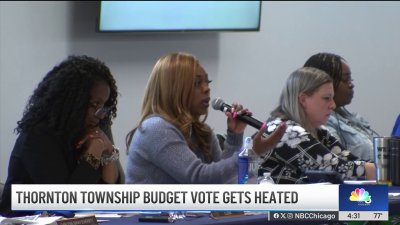 Tensions rise during Thornton Township budget vote