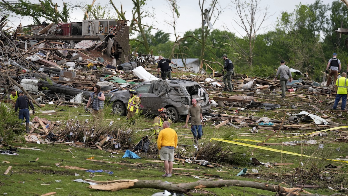 Deaths Reported After Tornado Touches Ground Near Greenfield Iowa   AP24143070731738 