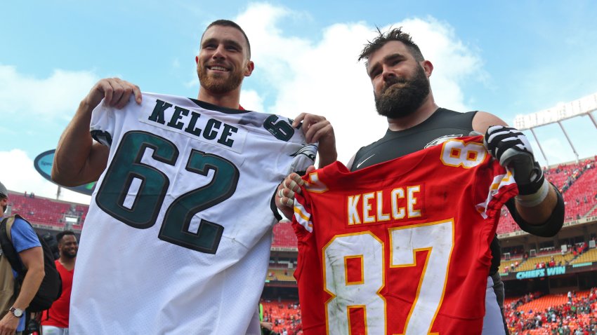 picture of kelce brothers