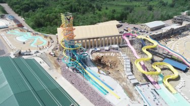 america's new tallest waterslide opens this weekend — not far from chicago