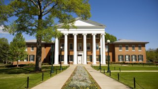 The Lyceum, oldest building on the campus of the University of Mississippi