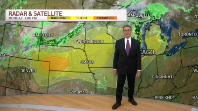 Monday night forecast: Storms possible