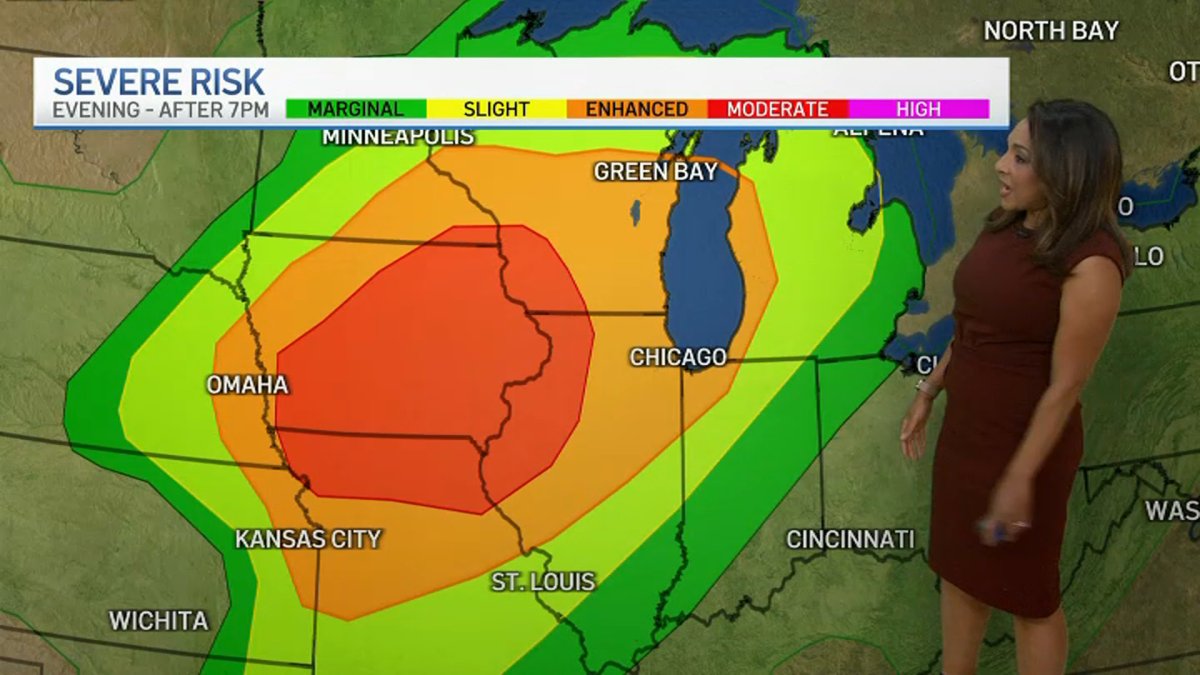 Chicago forecast Another round of severe weather possible NBC Chicago