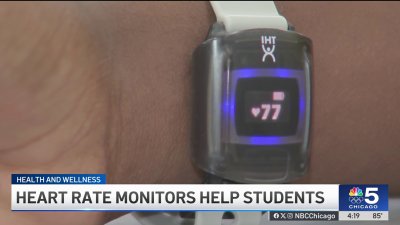Heart rate monitors used give clues into students' stress, anxiety levels
