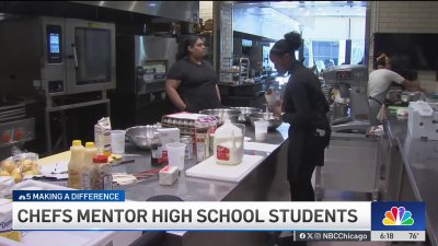 James Beard finalists help mentor aspiring chefs in high school