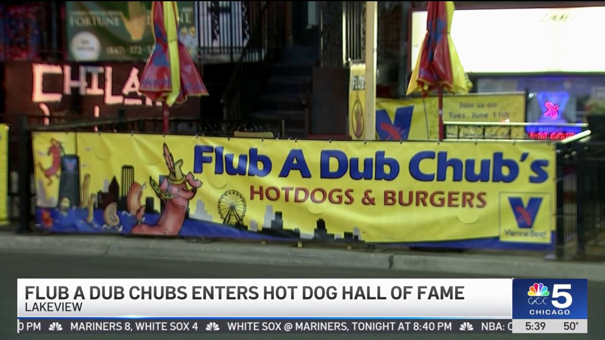 Flub A Dub Chubs enters Hot Dog Hall of Fame – NBC Chicago