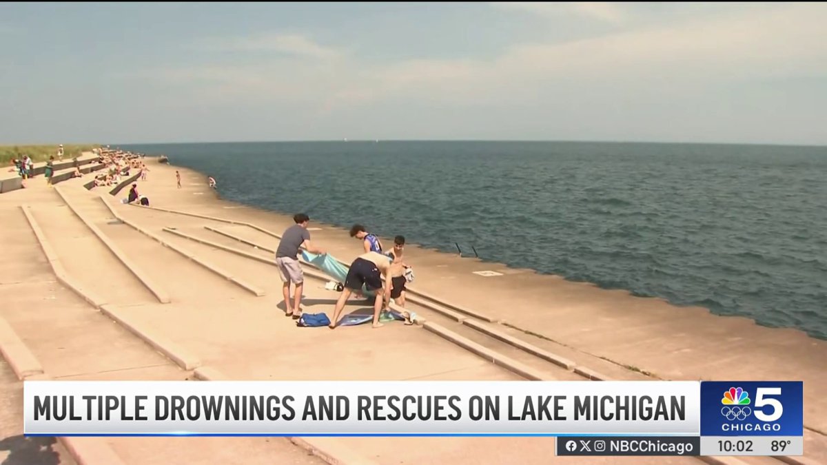 Water Rescues Chicago Multiple water rescues, drownings reported in Lake Michigan – NBC Chicago