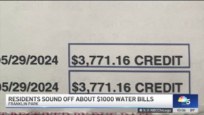 Franklin Park residents angered by soaring water bills after meter replacements