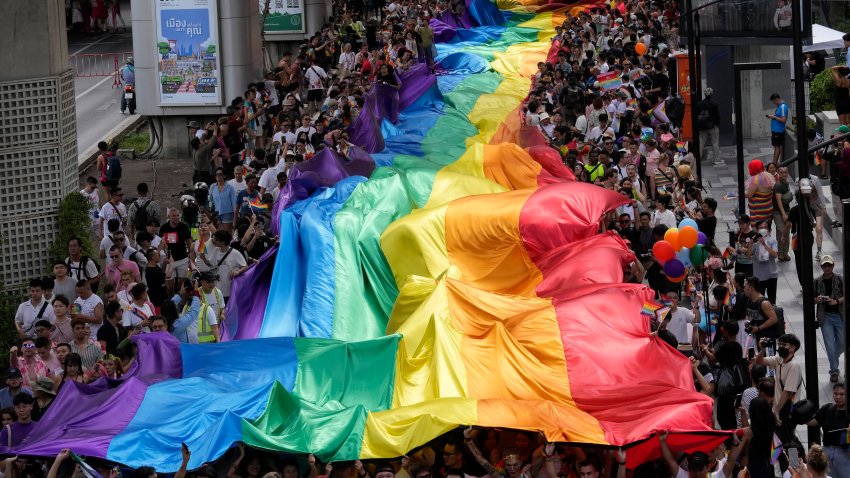 Thailand is kicking off its celebration for the LGBTQ+ community’s Pride Month with a parade on Saturday, as the country is on the course to become the first nation in Southeast Asia to legalize marriage equality.