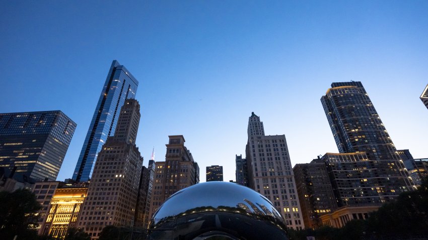 CHICAGO, UNITED STATES – MAY 24: A view of the Cloud Gate ‘The Bean’ in Chicago, Illinois, United States on May 24, 2024. Located on the southwest of Lake Michigan, Chicago is the third most populous cities in the USA. (Photo by Aytac Unal/Anadolu via Getty Images)