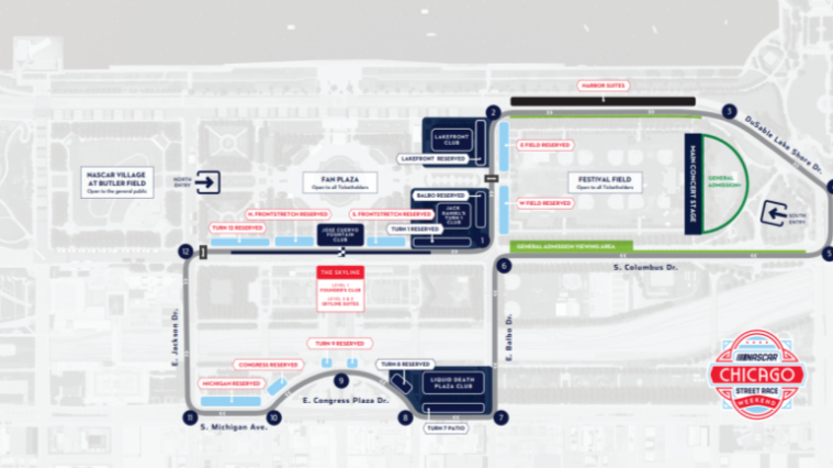 NASCAR Chicago: Schedule, course layout, closures and more – NBC Chicago