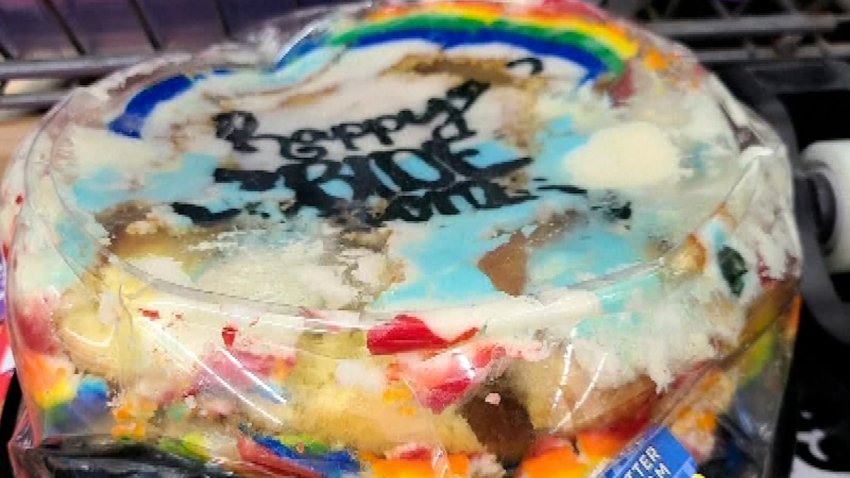 PRIDE CAKE DESTROYED