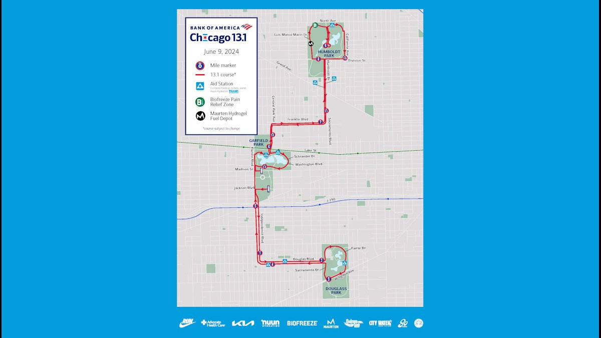 Nbc Local Map Chicago 13.1 course map: Where to expect runners – NBC Chicago