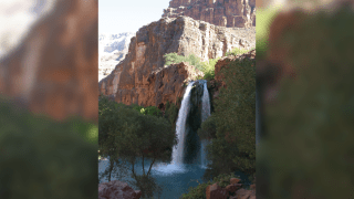 FILE - A general view of Havasu Falls, Nov. 2, 2002.