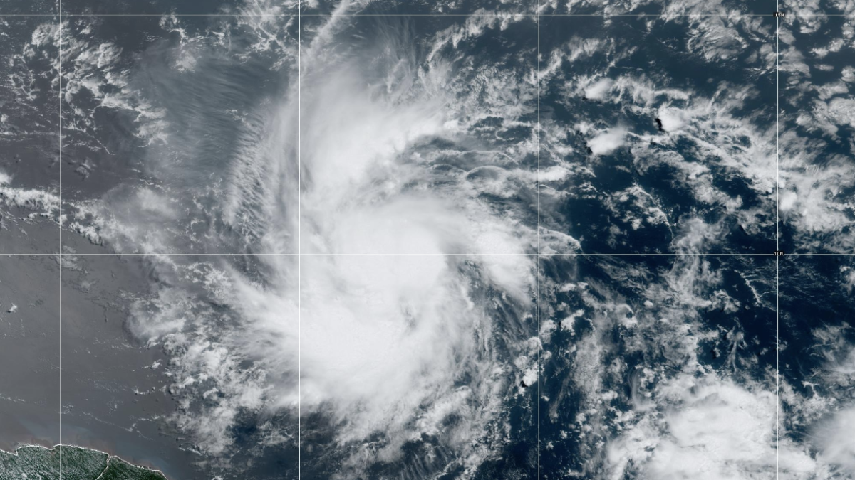 Beryl becomes first hurricane of the season, moves toward Barbados
