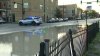 Chicago water main break closes roads, sends water gushing through street