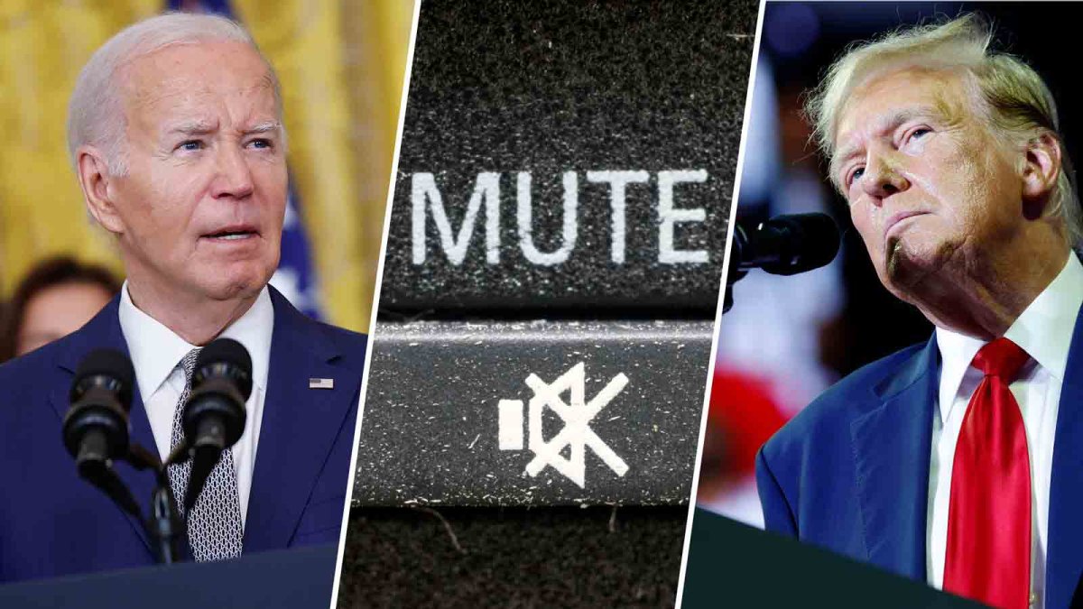 How does the mute button work during the presidential debate? NBC Chicago