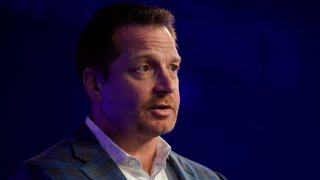 George Kurtz, president CEO and Co-Founder at CrowdStrike speaks at the WSJTECH live conference in Laguna Beach, California, U.S. October 21, 2019.