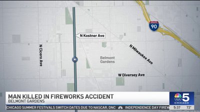 Man killed while handling firework on Chicago's Northwest Side