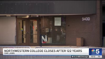 Northwestern College in Oak Lawn announces sudden closure after 122 years