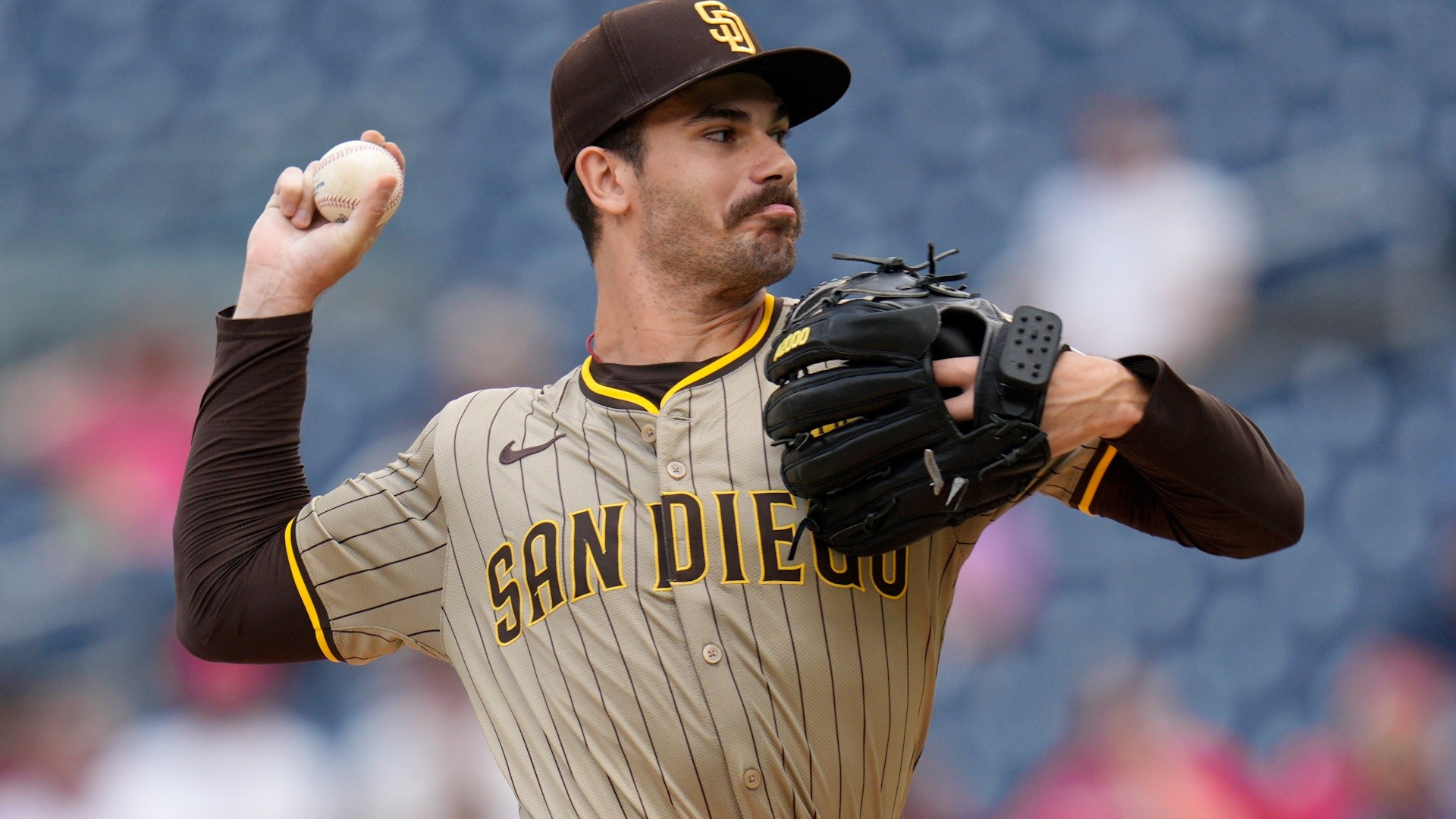 Dylan Cease on the field during a game