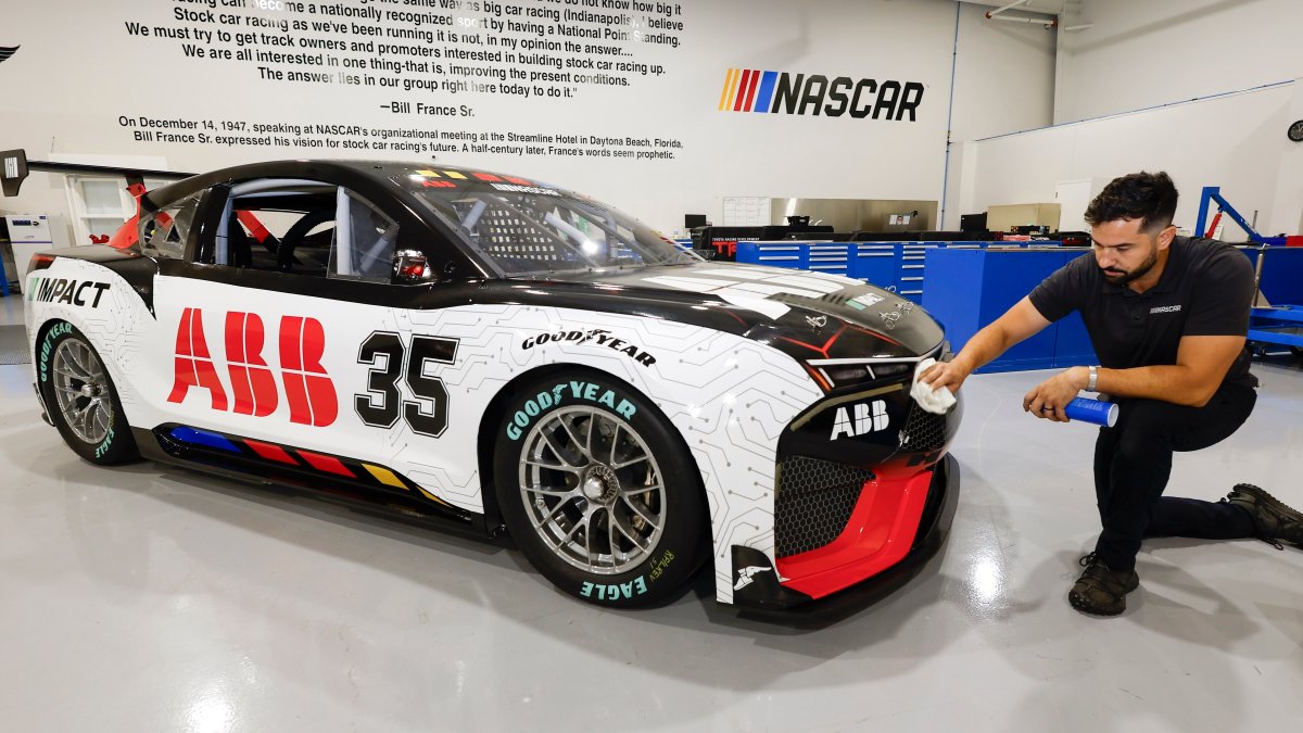 NASCAR to unveil its first electric racecar – NBC Chicago