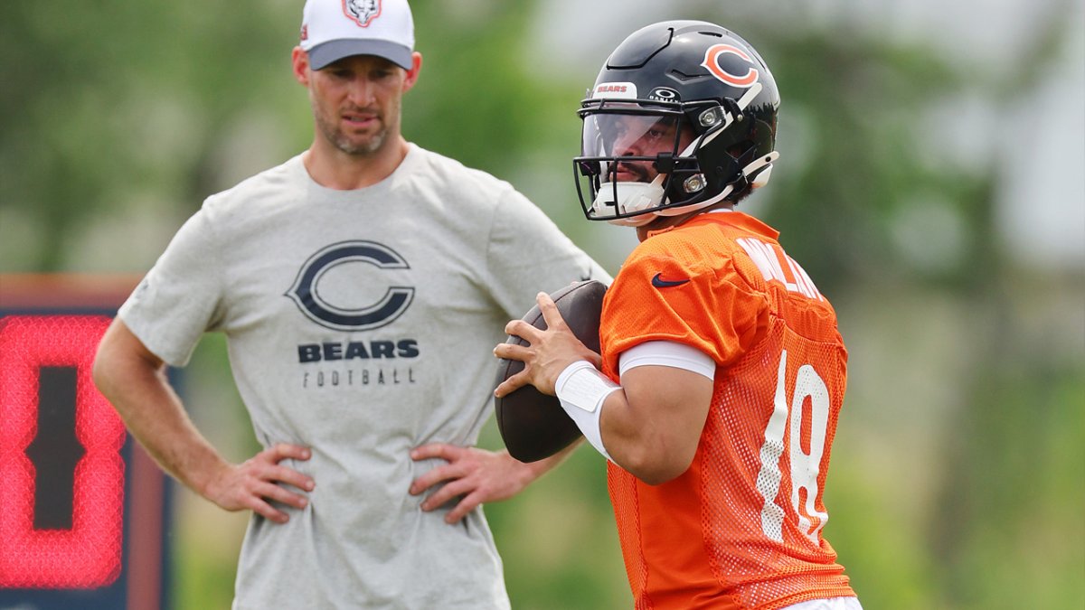 Caleb Williams, Bears’ offense check vital box on Day 3 of training