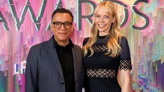 Fred Armisen and Riki Lindhome attend the 4th Annual Cinema Unbound Awards.