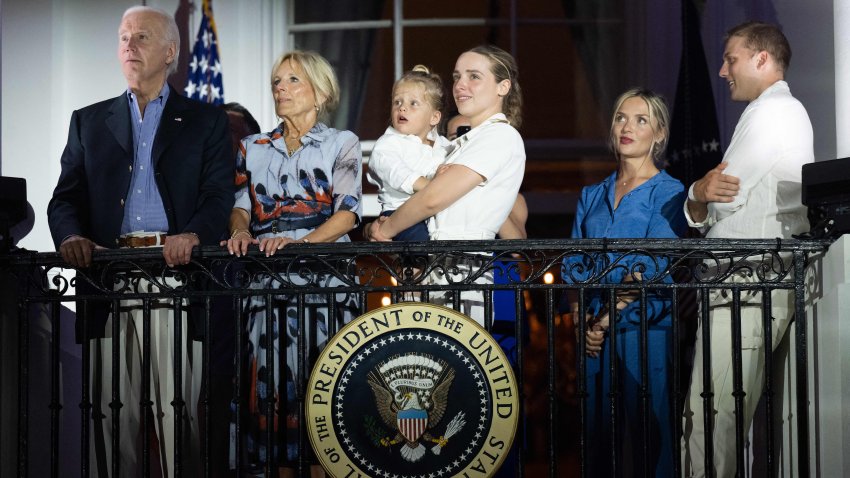 US President Joe Biden, First Lady Jill Biden and family