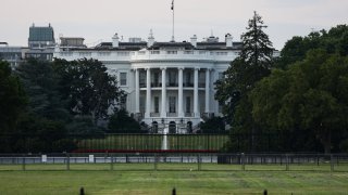 A view of the White House in Washington DC, United States on July 9, 2024. (Photo by Jakub Porzycki/NurPhoto via Getty Images)