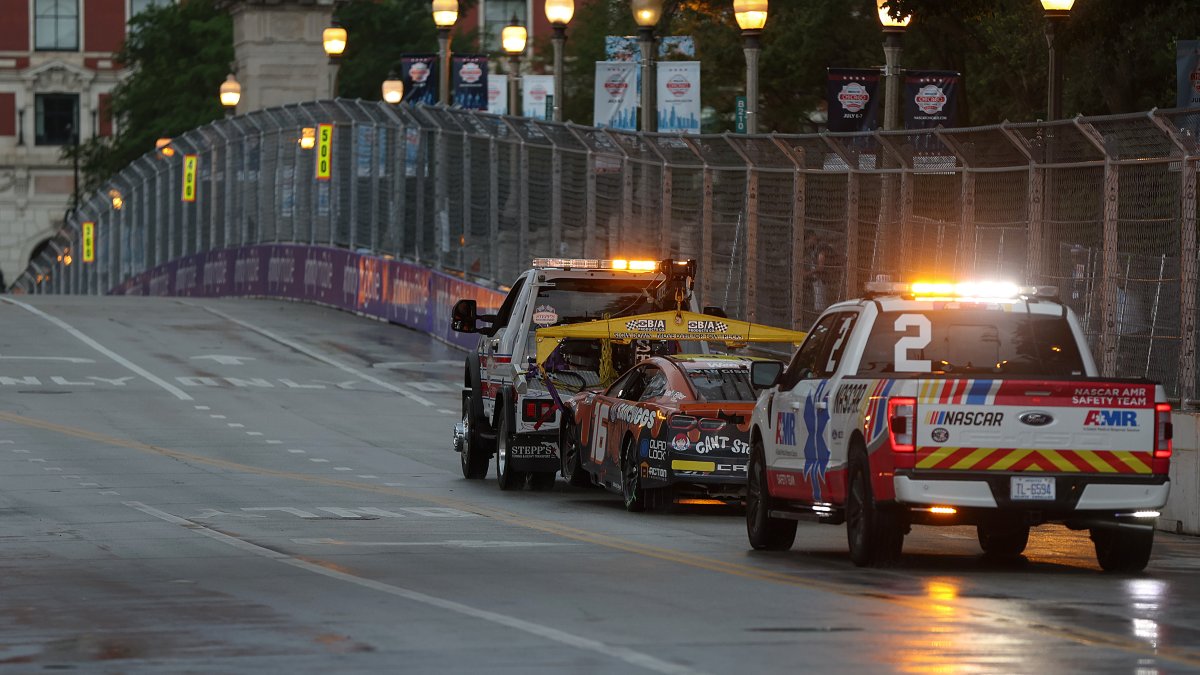 NASCAR Chicago updates Shane Van Gisbergen out of race after crash