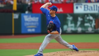 ST LOUIS, MISSOURI – JULY 12: Kyle Hendricks #28 of the Chicago Cubs delivers a pitch against the St. Louis Cardinals in the first inning at Busch Stadium on July 12, 2024 in St Louis, Missouri. (Photo by Dilip Vishwanat/Getty Images)