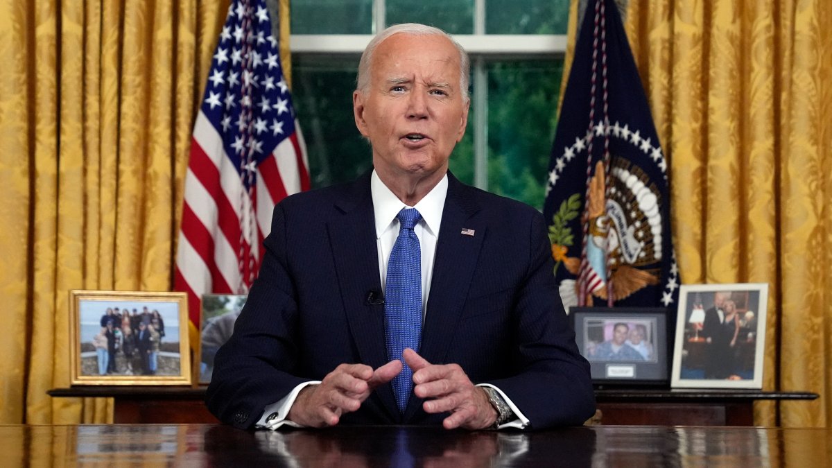 Biden delivers solemn call to defend democracy NBC Chicago