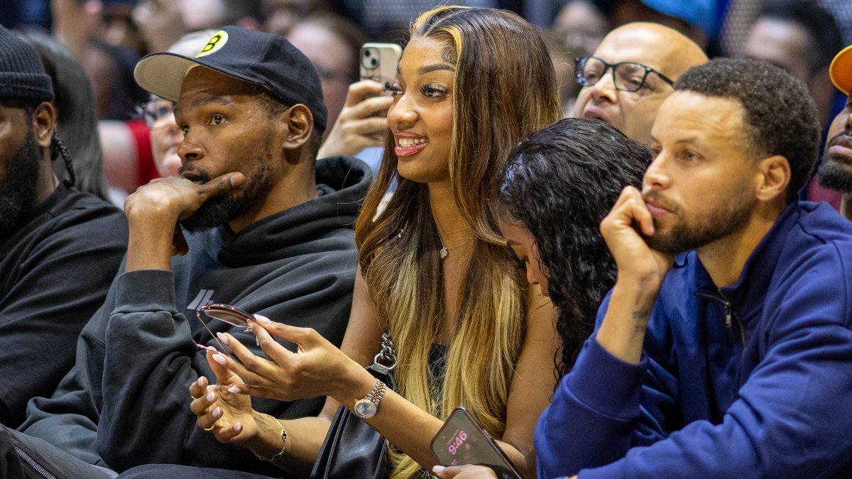 Angel Reese, Steph Curry, Kevin Durant watch women’s Olympic team NBC