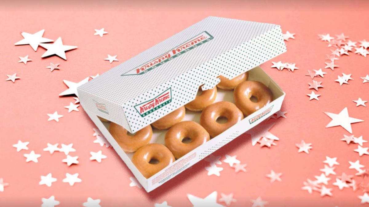 Krispy Kreme is selling a dozen doughnuts for 87 cents for 87th