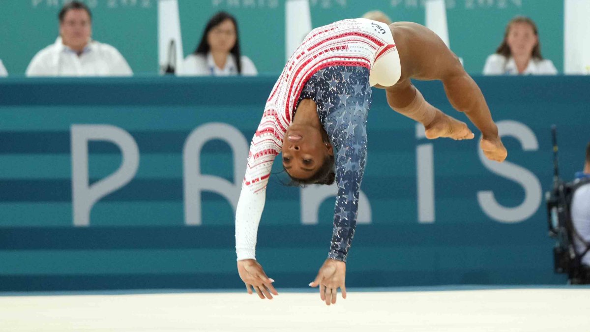 Simone Biles scores How she performed in floor, vault, beam and bars