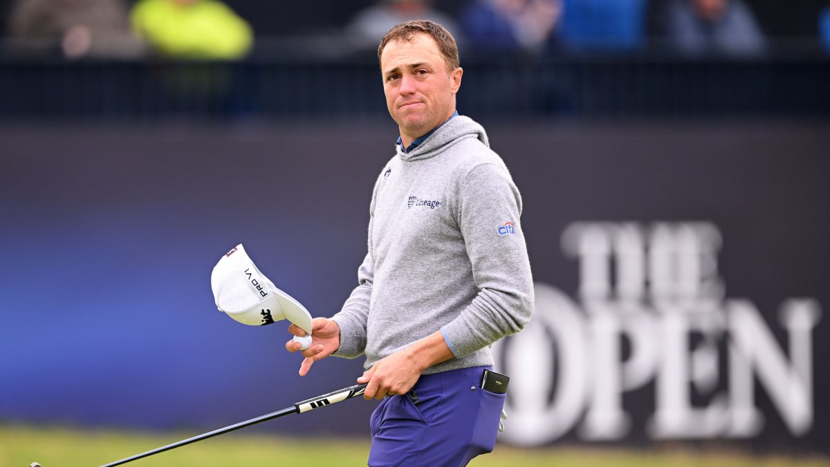 Justin Thomas leads British Open after first round at Royal Troon NBC