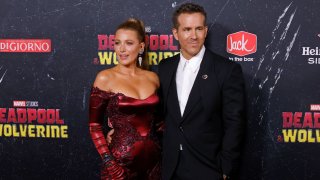 Blake Lively and Ryan Reynolds attend the world premiere of “Deadpool & Wolverine” in New York City.