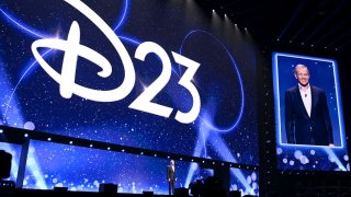 Bob Iger, CEO, The Walt Disney Company appears at the Disney Entertainment Showcase at D23: The Ultimate Disney Fan Event in Anaheim, California on August 09, 2024.