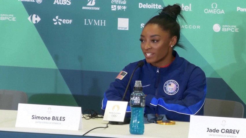 ‘Never say never': Biles on competing in 2028