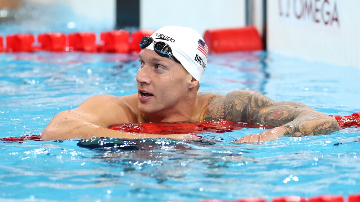 Caeleb Dressel breaks down in tears after missing chance to defend ...