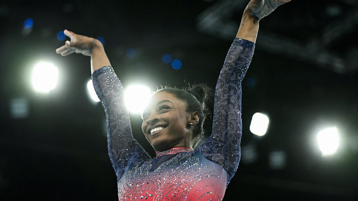 Rewatch Simone Biles’ showstopping performances from the Paris Olympics