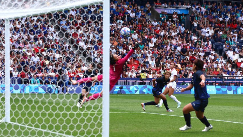 Trinity Rodman scores against Japan