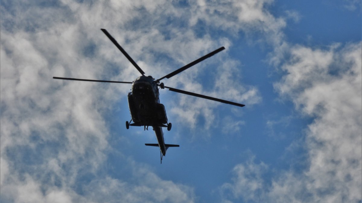 Military helicopters fly over Chicago during the DNC – NBC Chicago