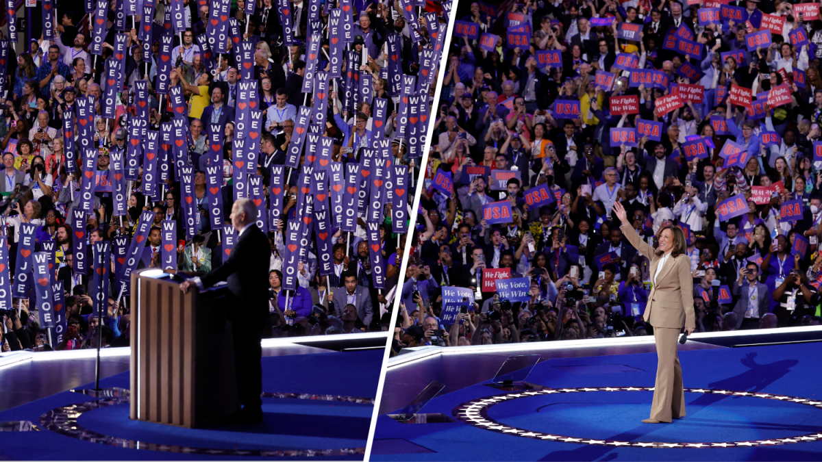 Biden gets rousing ovation as he endorses Harris on DNC Day 1 NBC Chicago