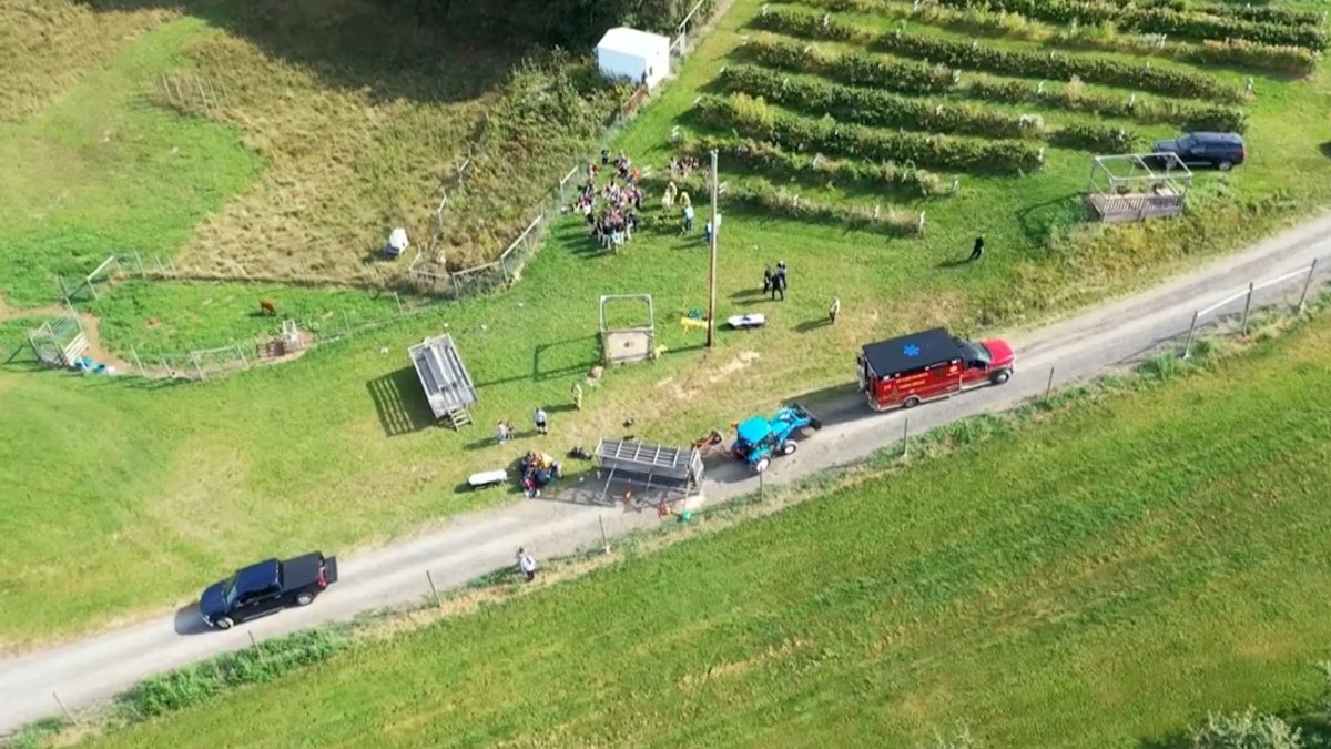 Wisconsin apple orchard wagon rolls over during field trip; 25 injured