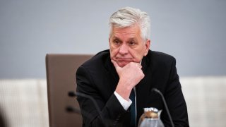 Christopher Waller, governor of the US Federal Reserve, during a Fed Listens event in Washington, DC, US, on Friday, March 22, 2024. A trio of central bank decisions this week sent a clear message to markets that officials are preparing to loosen monetary policy, reigniting investor appetite for risk.