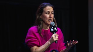 Anne Wojcicki, co-founder and chief executive officer of 23andme Inc., during the South by Southwest (SXSW) festival in Austin, Texas, US, on Friday, March 10, 2023. 