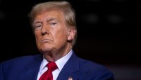 Former U.S. President and current Republican Presidential nominee Donald Trump speaks about the economy, inflation, and manufacturing during a campaign event at Alro Steel on August 29, 2024 in Potterville, Michigan.