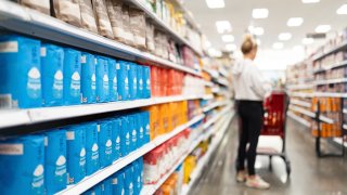 Target Corp.’s Market Pantry and Good & Gather sugar and flour products displayed for sale at the company’s flagship store in Edina, Minnesota, US, on Thursday, Sept. 5, 2024. 